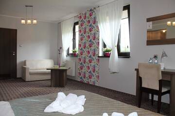 Фото номера Двухместный номер Делюкс с 1 кроватью Отель Hotel Cykada г. Вельки Глембожек 3